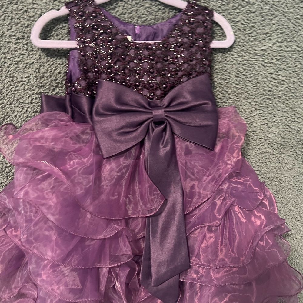 Beautiful infant purple dress